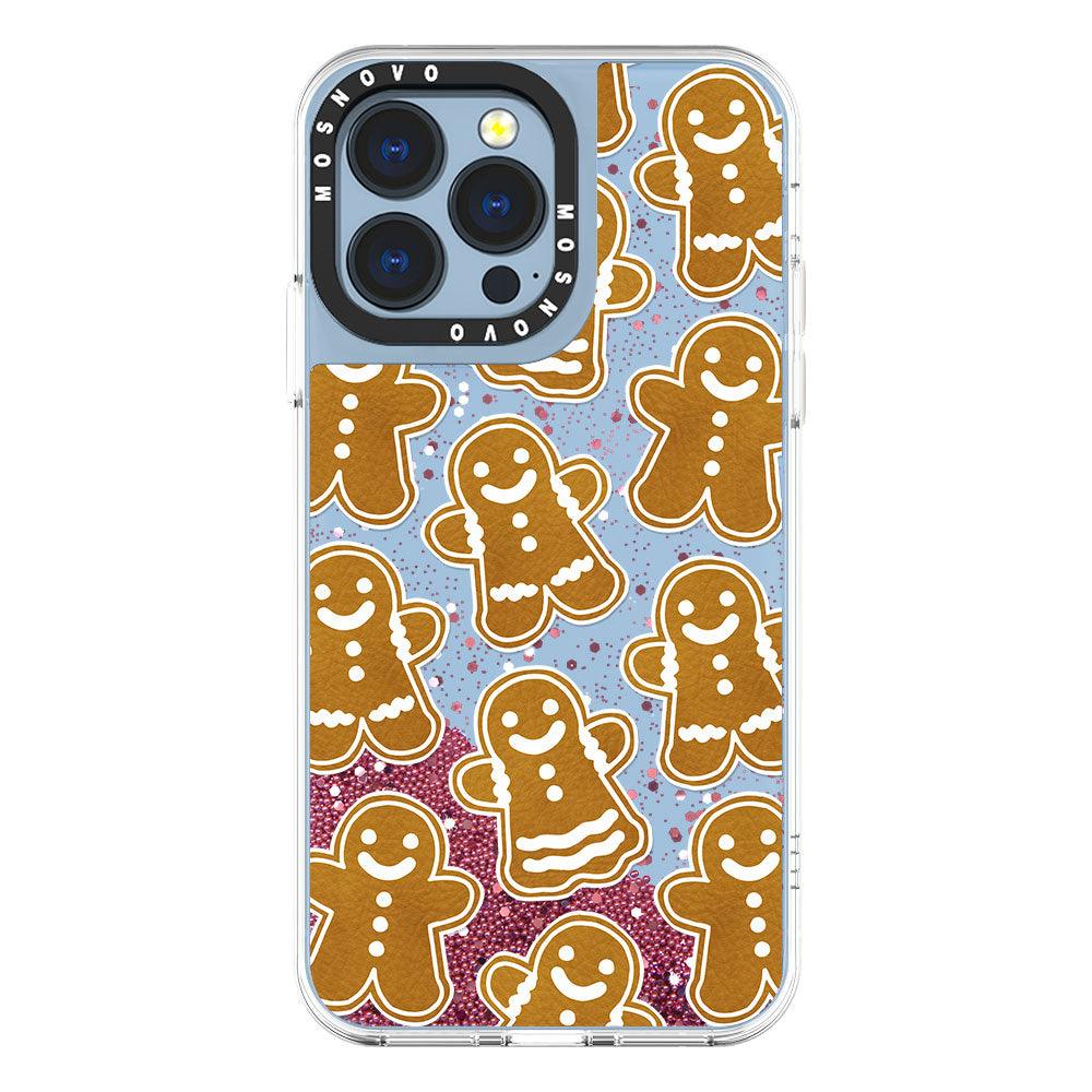 Ginger Breadman Glitter Phone Case - iPhone 13 Pro Case - MOSNOVO