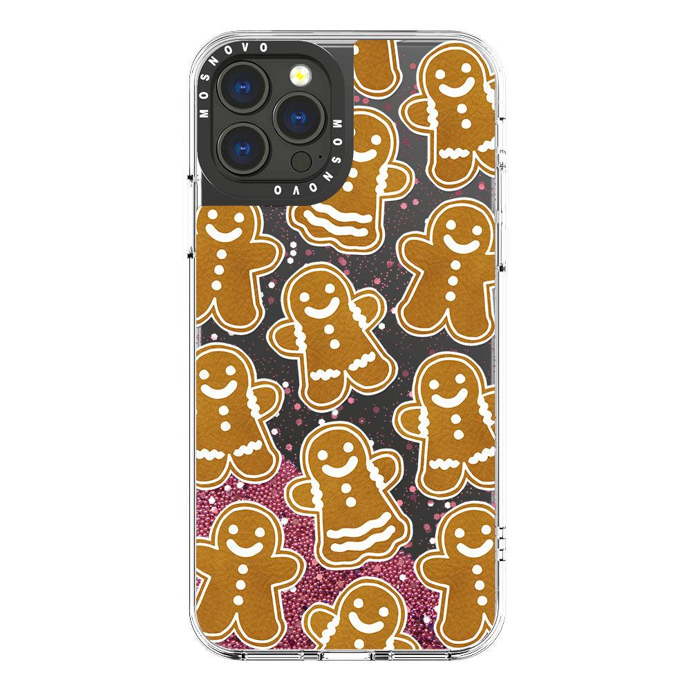 Ginger Breadman Glitter Phone Case - iPhone 13 Pro Max Case - MOSNOVO