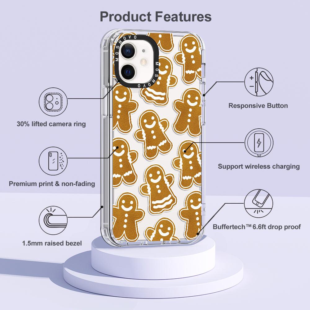 Ginger Breadman Phone Case - iPhone 12 Mini Case - MOSNOVO