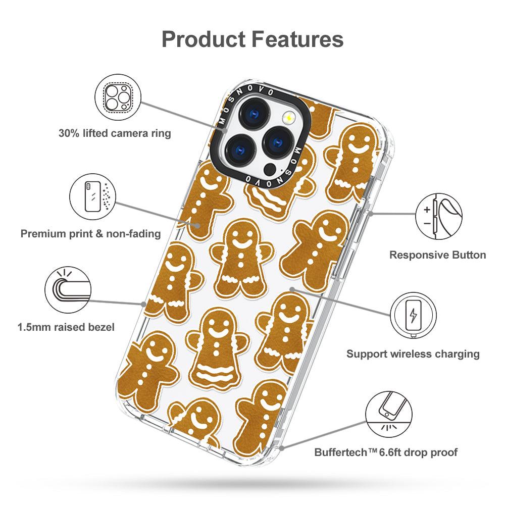 Ginger Breadman Phone Case - iPhone 13 Pro Case - MOSNOVO