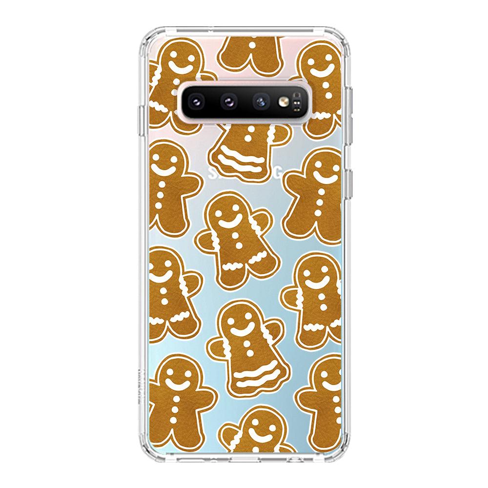 Ginger Breadman Phone Case - Samsung Galaxy S10 Case - MOSNOVO