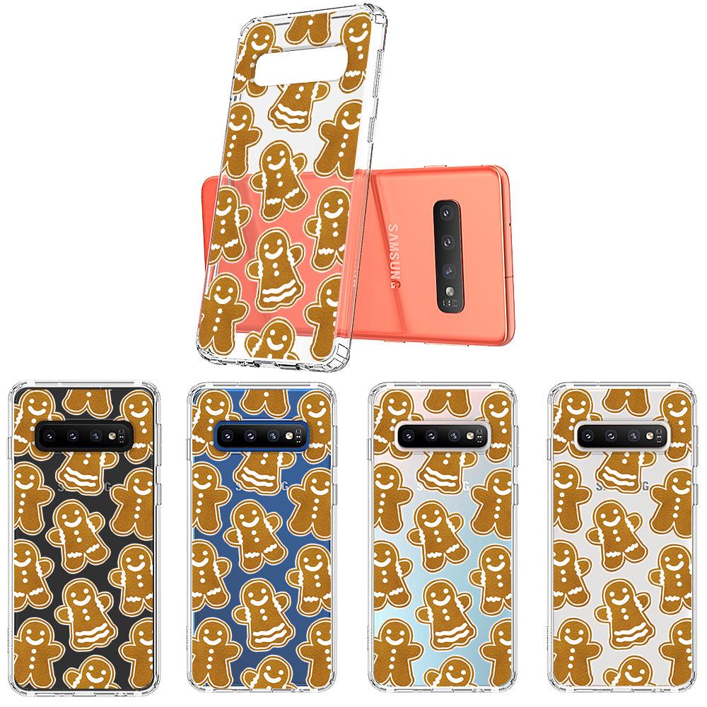 Ginger Breadman Phone Case - Samsung Galaxy S10 Case - MOSNOVO