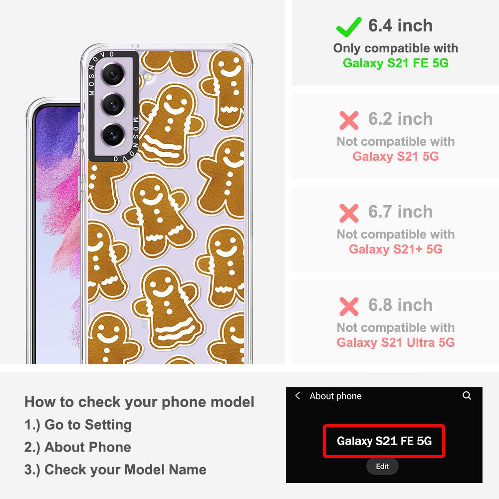 Ginger Breadman Phone Case - Samsung Galaxy S21 FE Case - MOSNOVO