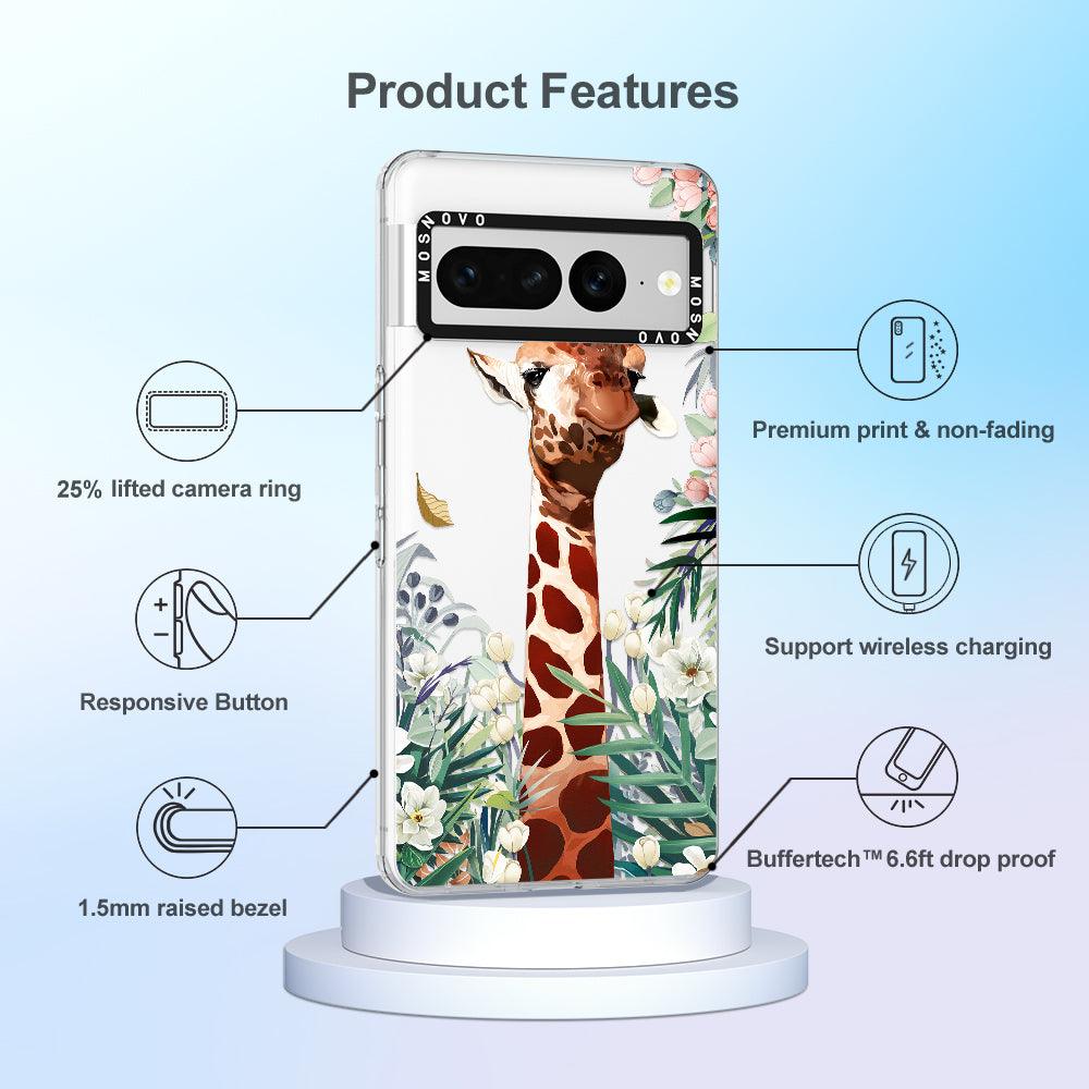 Giraffe Garden Phone Case - Google Pixel 7 Pro Case - MOSNOVO