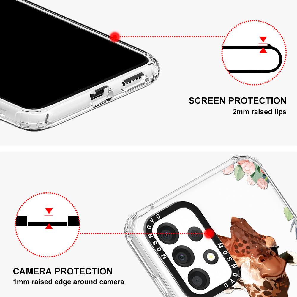 Giraffe Garden Phone Case - Samsung Galaxy A53 Case - MOSNOVO