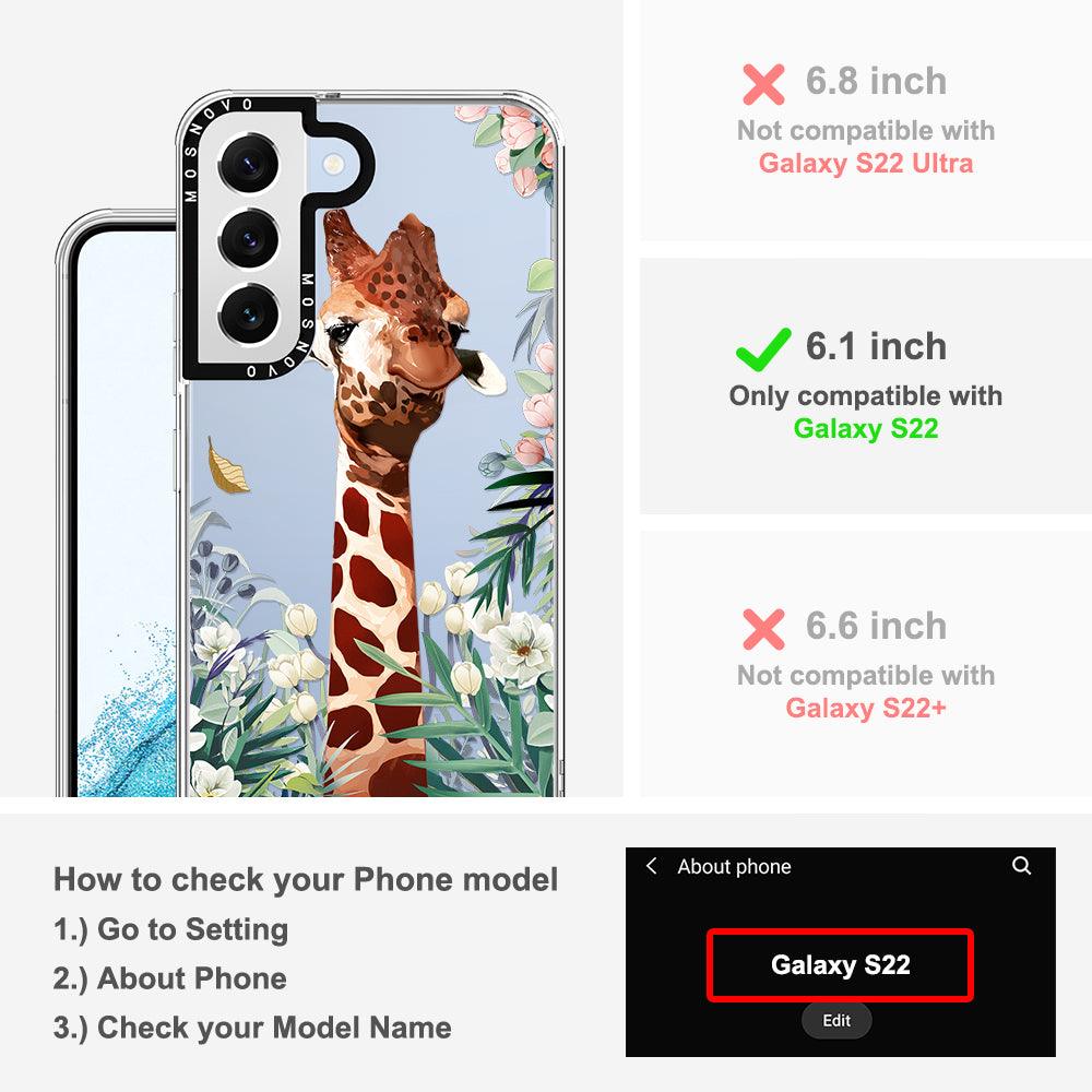 Giraffe Garden Phone Case - Samsung Galaxy S22 Case - MOSNOVO