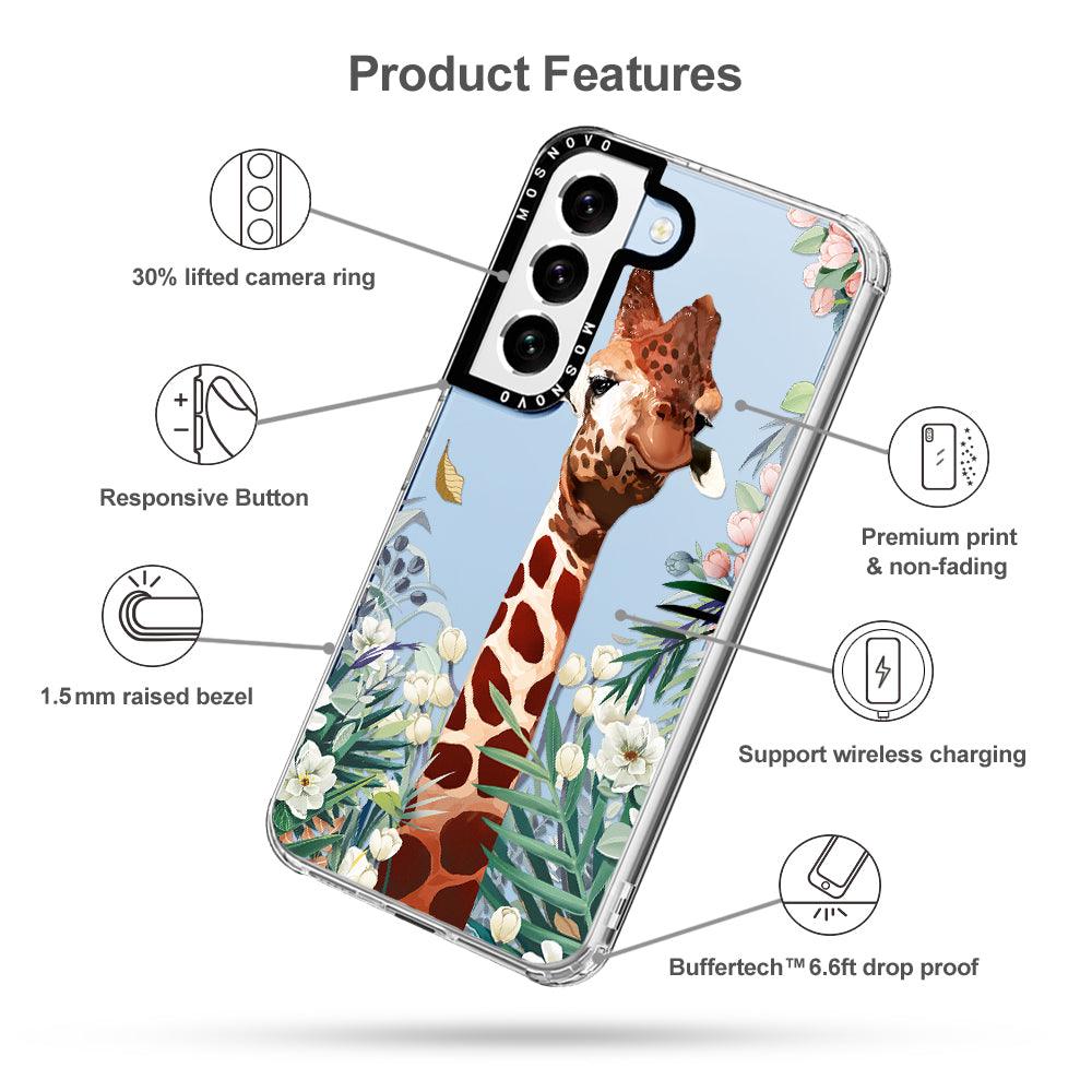 Giraffe Garden Phone Case - Samsung Galaxy S22 Plus Case - MOSNOVO