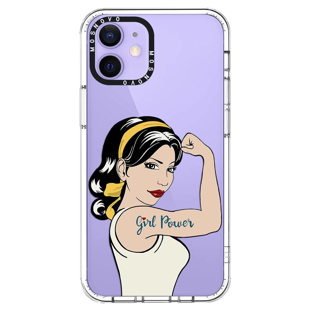 Girl Power Phone Case - iPhone 12 Mini Case - MOSNOVO