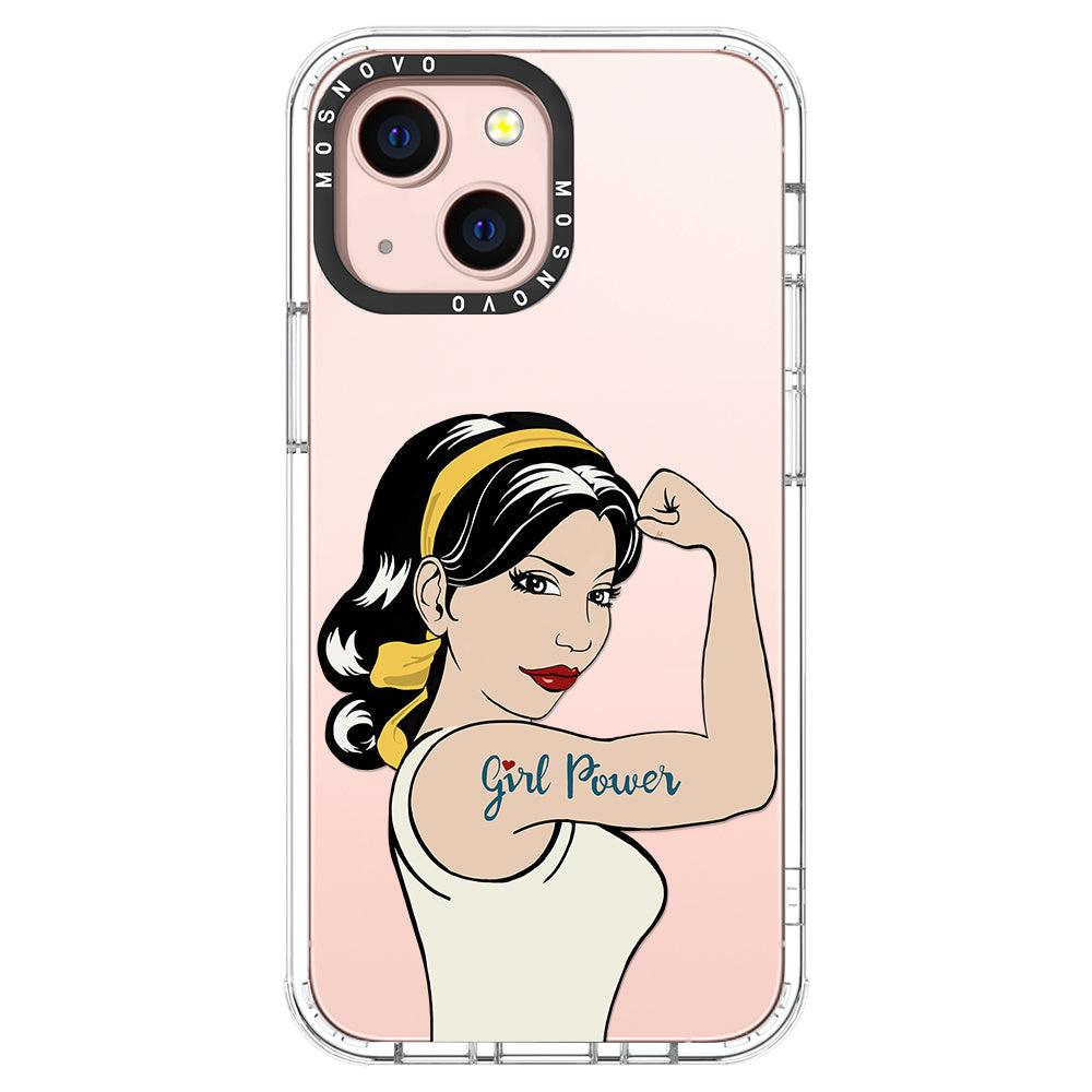 Girl Power Phone Case - iPhone 13 Mini Case - MOSNOVO