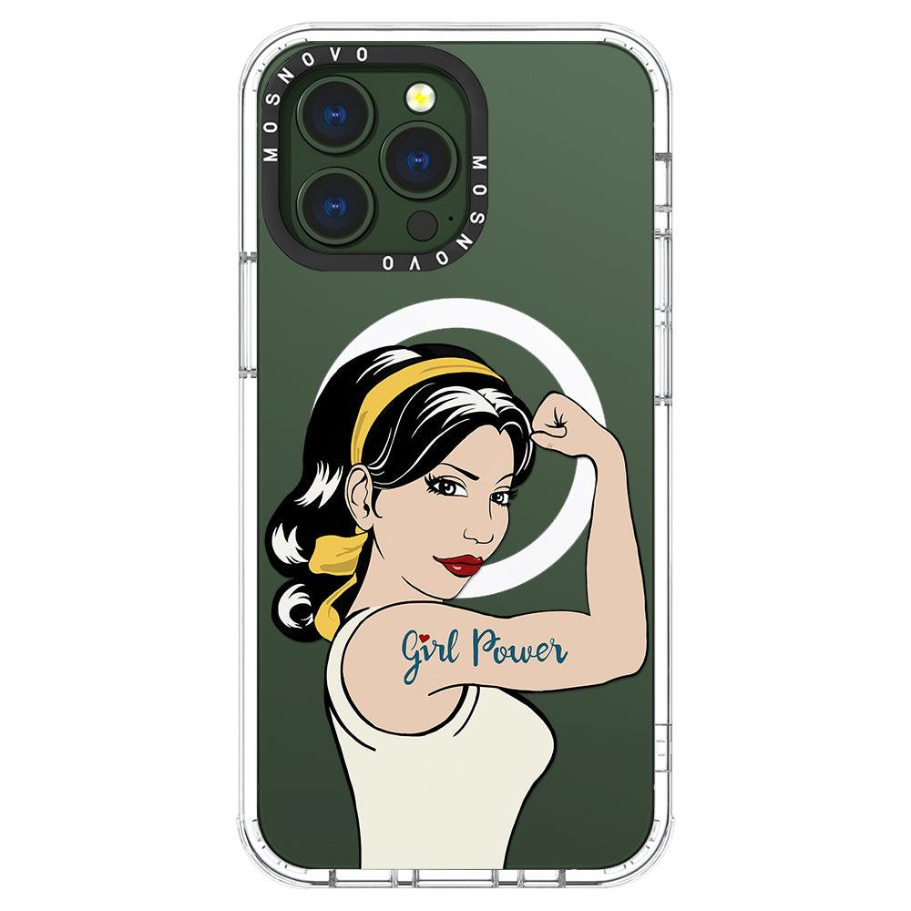 Girl Power Phone Case - iPhone 13 Pro Case - MOSNOVO