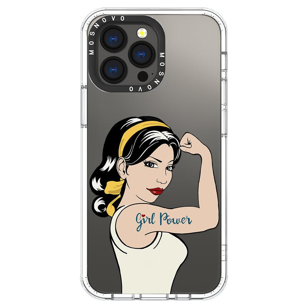 Girl Power Phone Case - iPhone 13 Pro Case - MOSNOVO