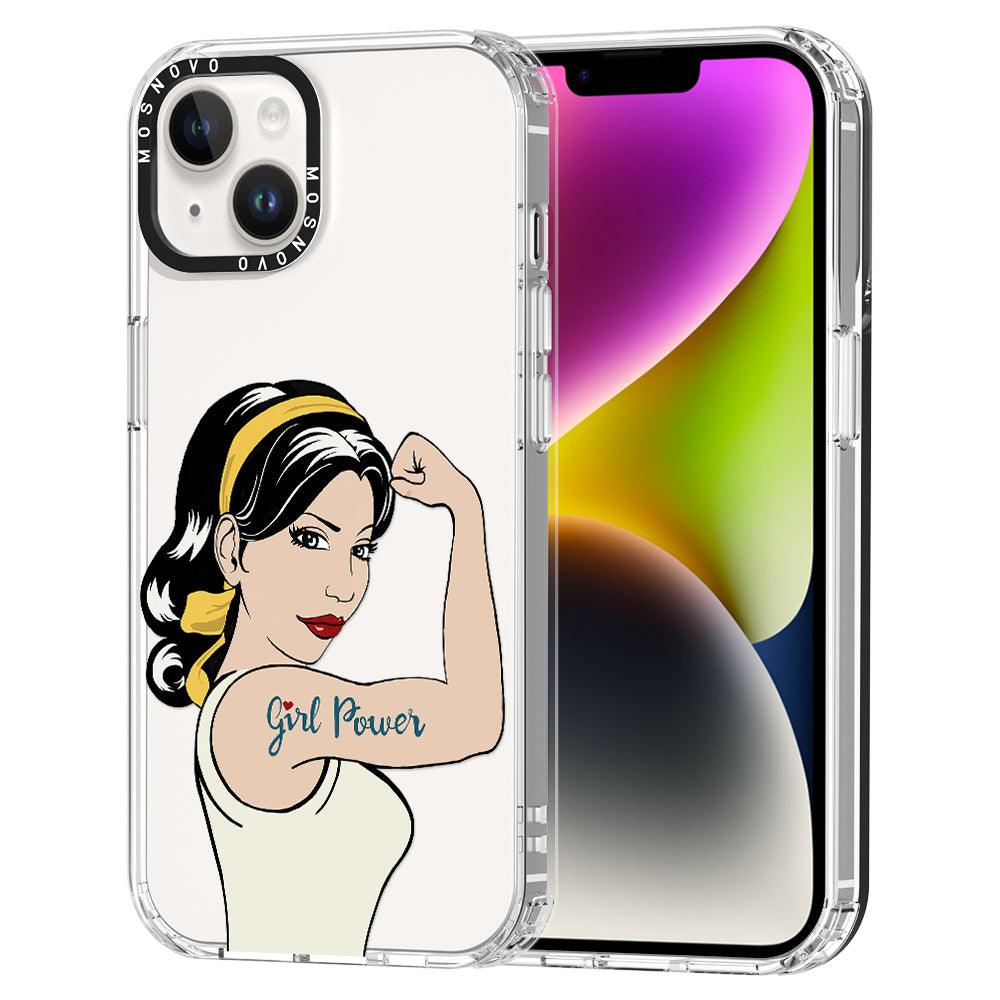 Girl Power Phone Case - iPhone 14 Plus Case - MOSNOVO