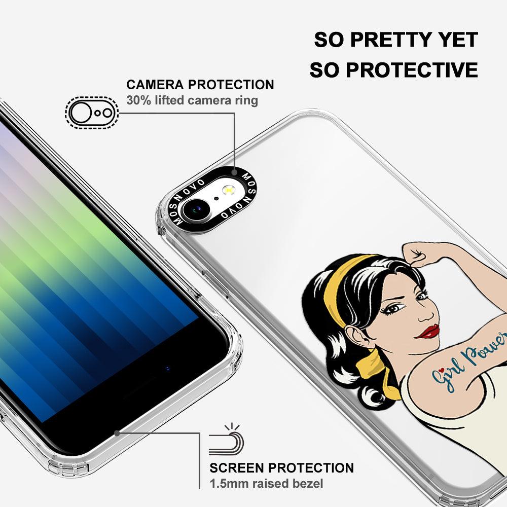 Girl Power Phone Case - iPhone SE 2020 Case - MOSNOVO