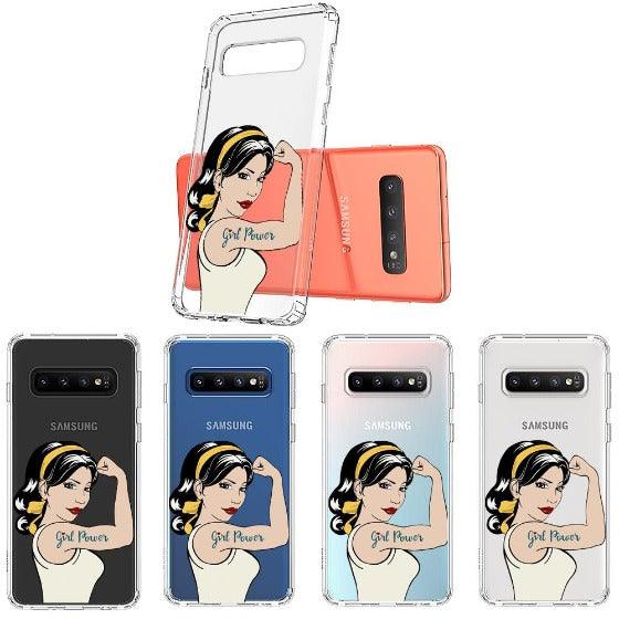 Girl Power Phone Case - Samsung Galaxy S10 Plus Case - MOSNOVO