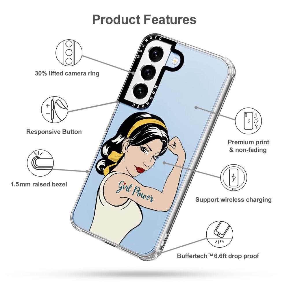 Girl Power Phone Case - Samsung Galaxy S22 Case - MOSNOVO