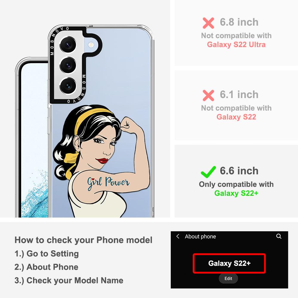 Girl Power Phone Case - Samsung Galaxy S22 Plus Case - MOSNOVO