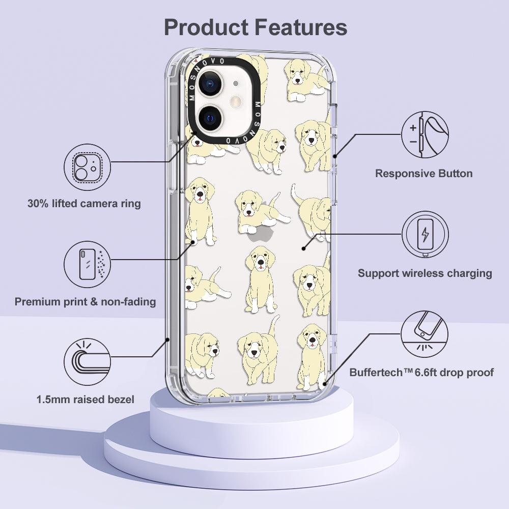 Golden Retriever Phone Case - iPhone 12 Mini Case - MOSNOVO