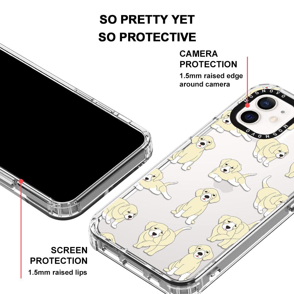 Golden Retriever Phone Case - iPhone 12 Mini Case - MOSNOVO