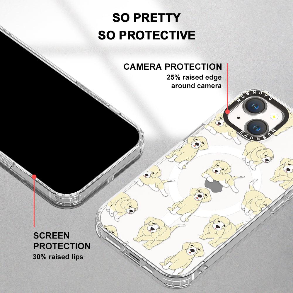 Golden Retriever Phone Case - iPhone 14 Plus Case - MOSNOVO