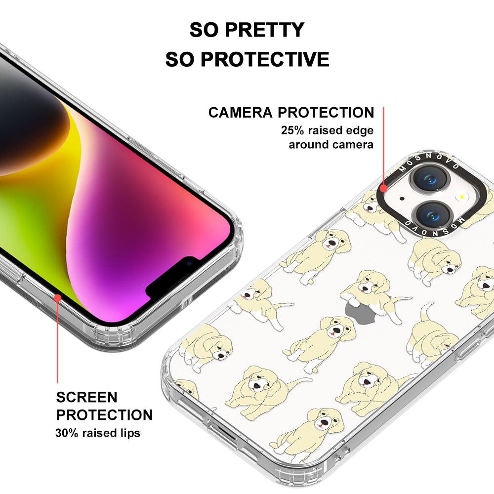 Golden Retriever Phone Case - iPhone 14 Plus Case - MOSNOVO
