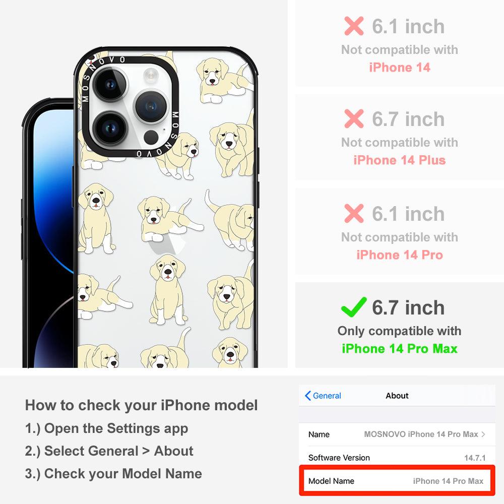 Golden Retriever Phone Case - iPhone 14 Pro Max Case - MOSNOVO