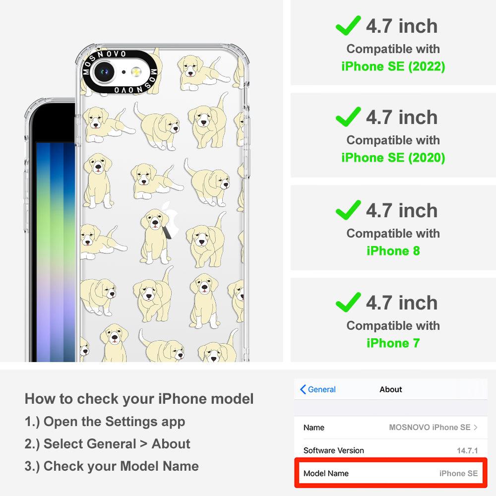 Golden Retriever Phone Case - iPhone 8 Case - MOSNOVO