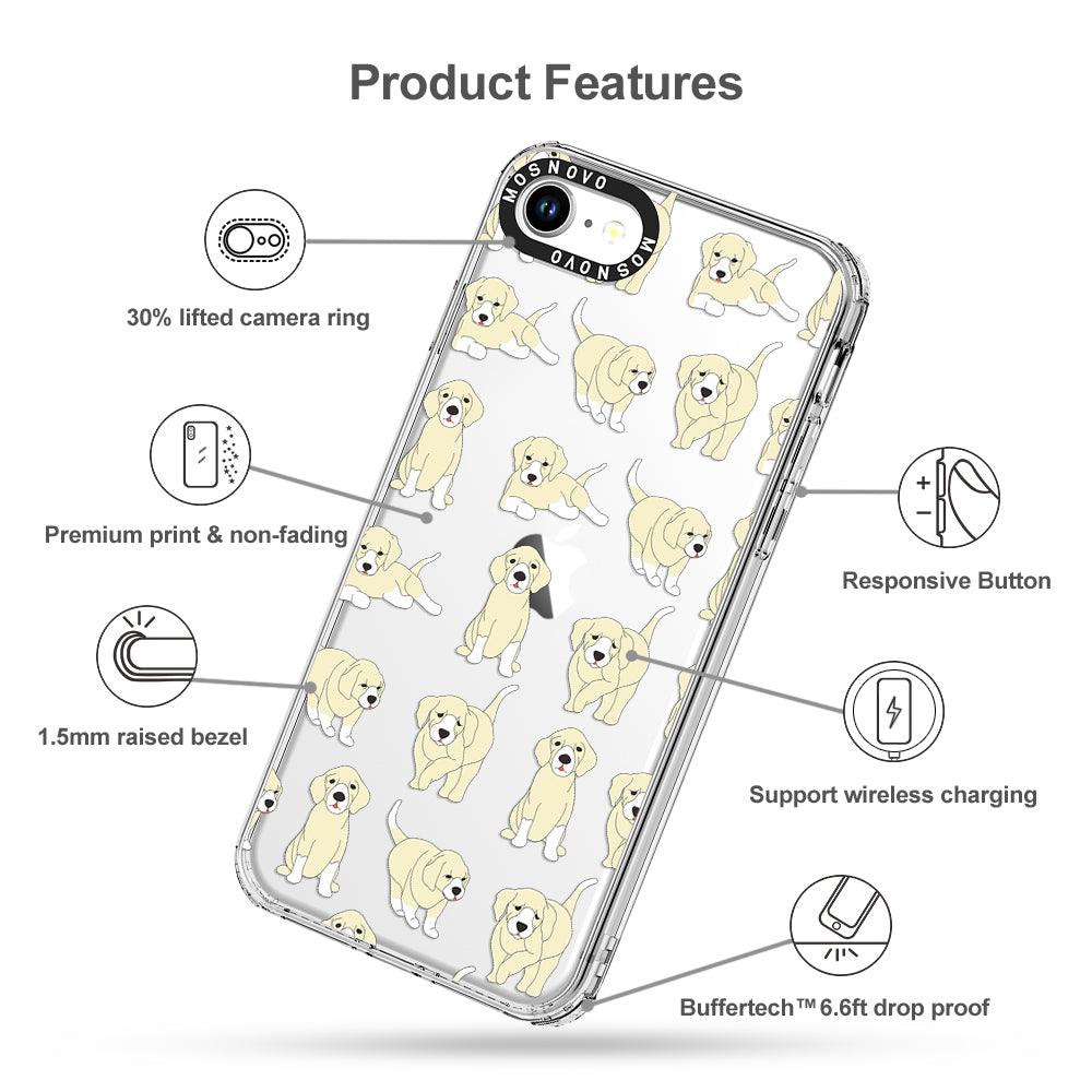 Golden Retriever Phone Case - iPhone 8 Case - MOSNOVO