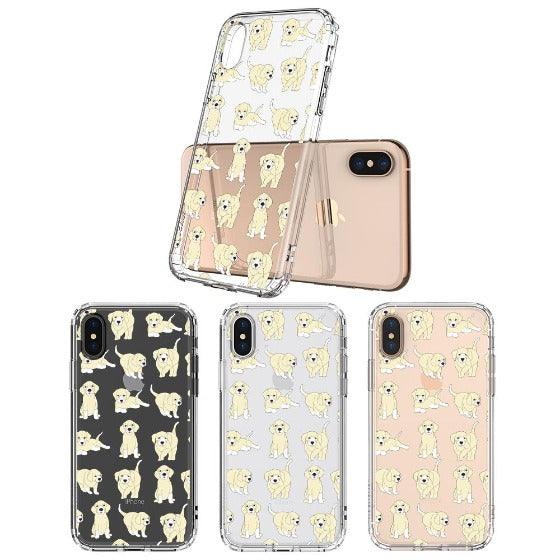 Golden Retriever Phone Case - iPhone X Case - MOSNOVO