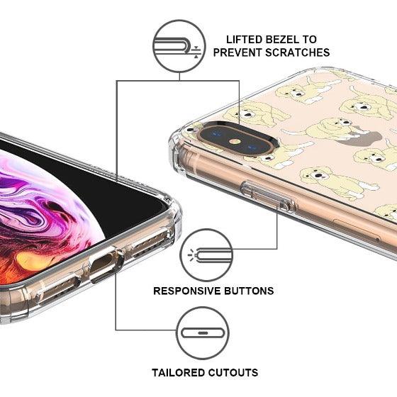 Golden Retriever Phone Case - iPhone X Case - MOSNOVO