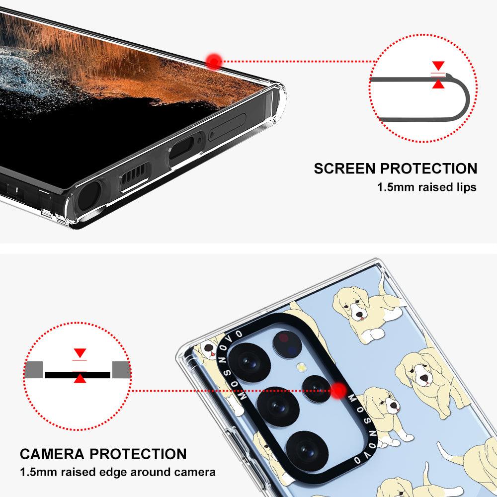 Golden Retriever Phone Case - Samsung Galaxy S22 Ultra Case - MOSNOVO