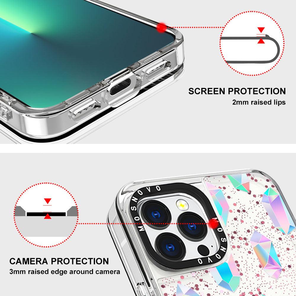 Gradient Diamond Glitter Phone Case - iPhone 13 Pro Max Case - MOSNOVO