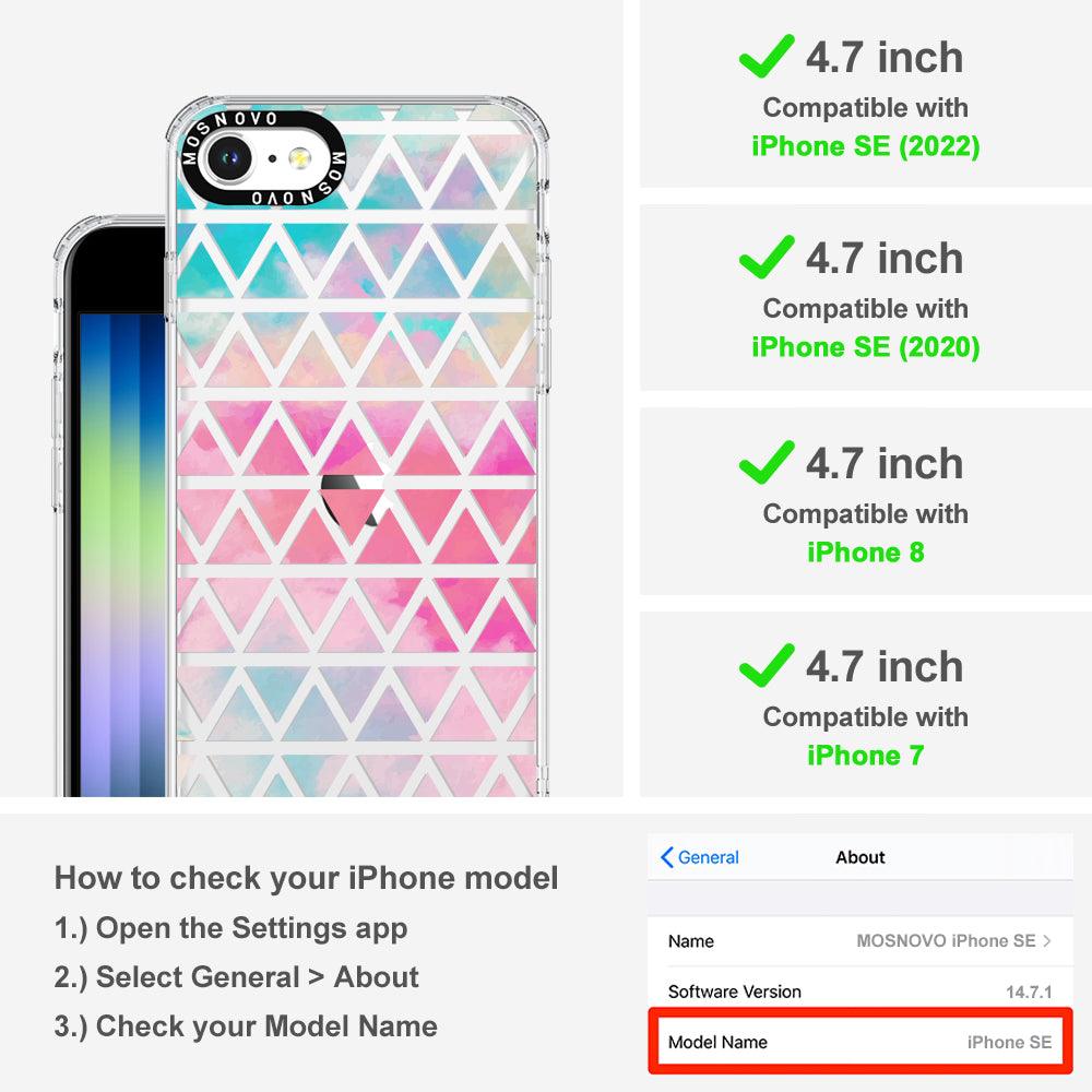 Gradient Triangles Phone Case - iPhone 7 Case - MOSNOVO