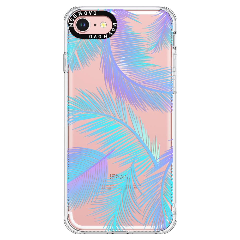 Gradient Tropical Palm Leaf Phone Case - iPhone 7 Case - MOSNOVO