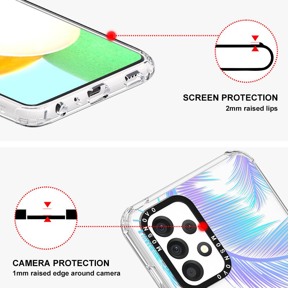 Gradient Tropical Palm Leaf Phone Case - Samsung Galaxy A52 & A52s Case - MOSNOVO