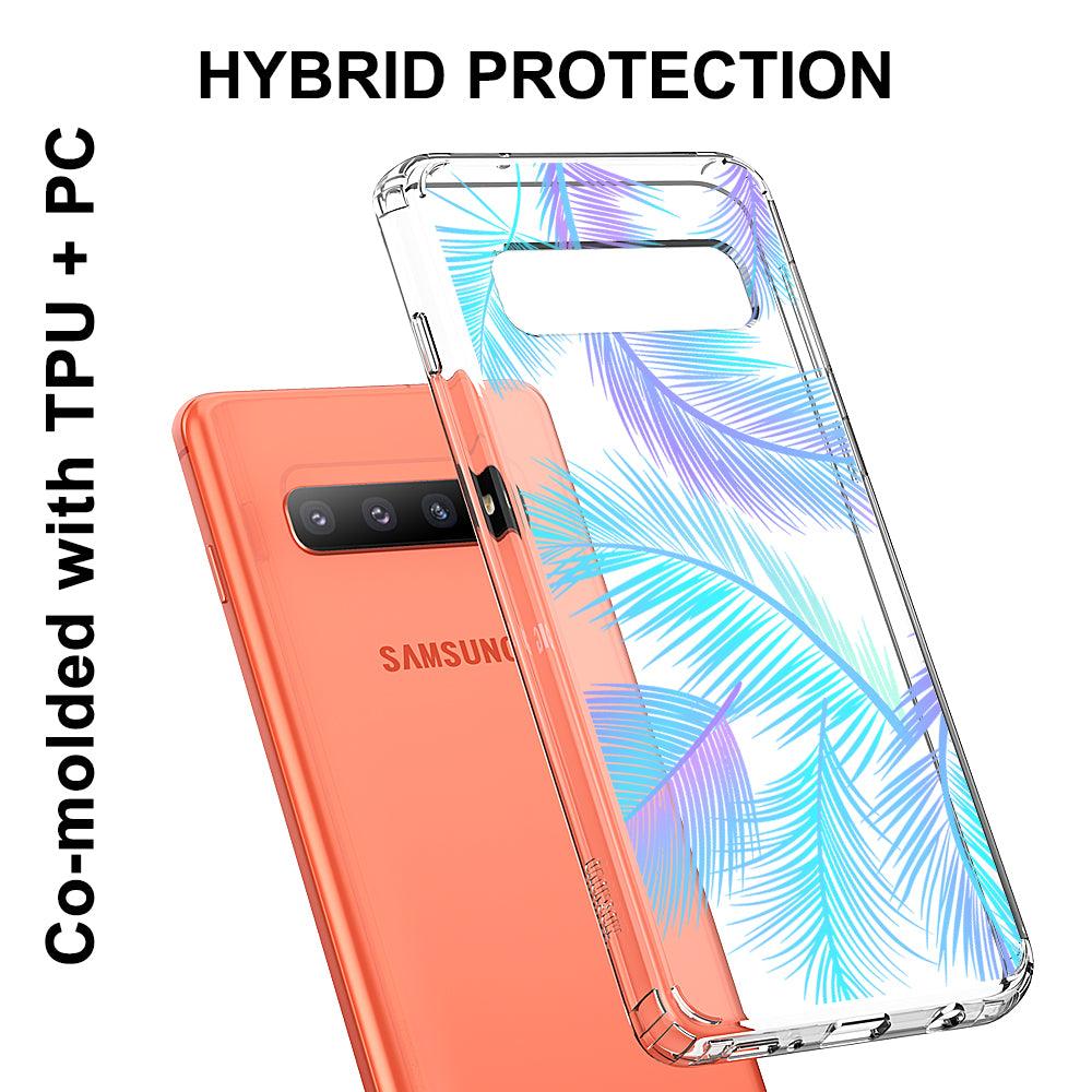 Tropical Palm Leaf Phone Case - Samsung Galaxy S10 Plus Case - MOSNOVO