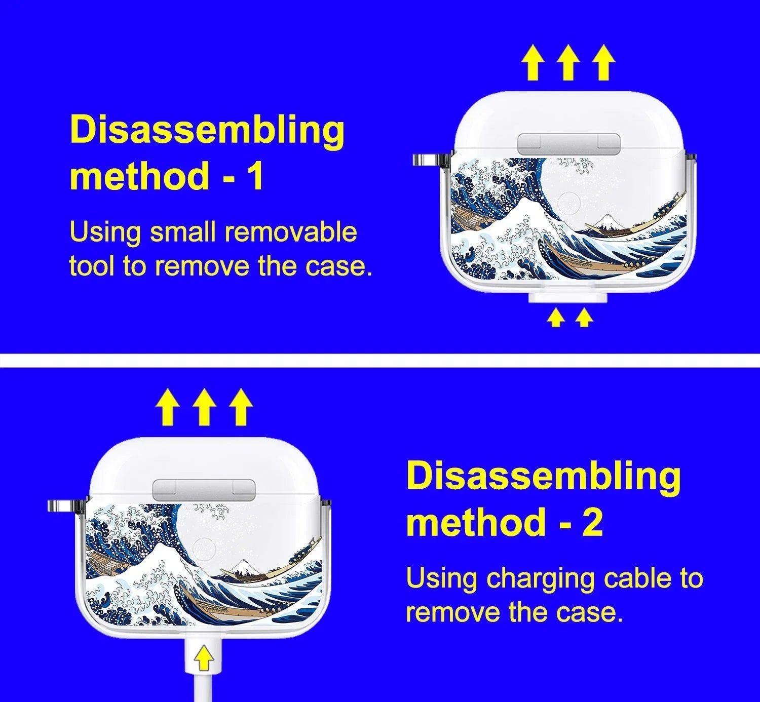 Great Wave AirPods Pro 2 Case (2nd Generation) – MOSNOVO