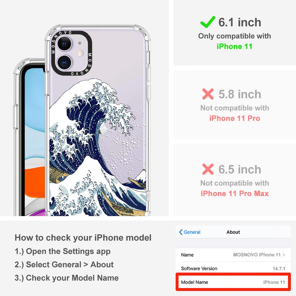 Great Wave Phone Case - iPhone 11 Case - MOSNOVO