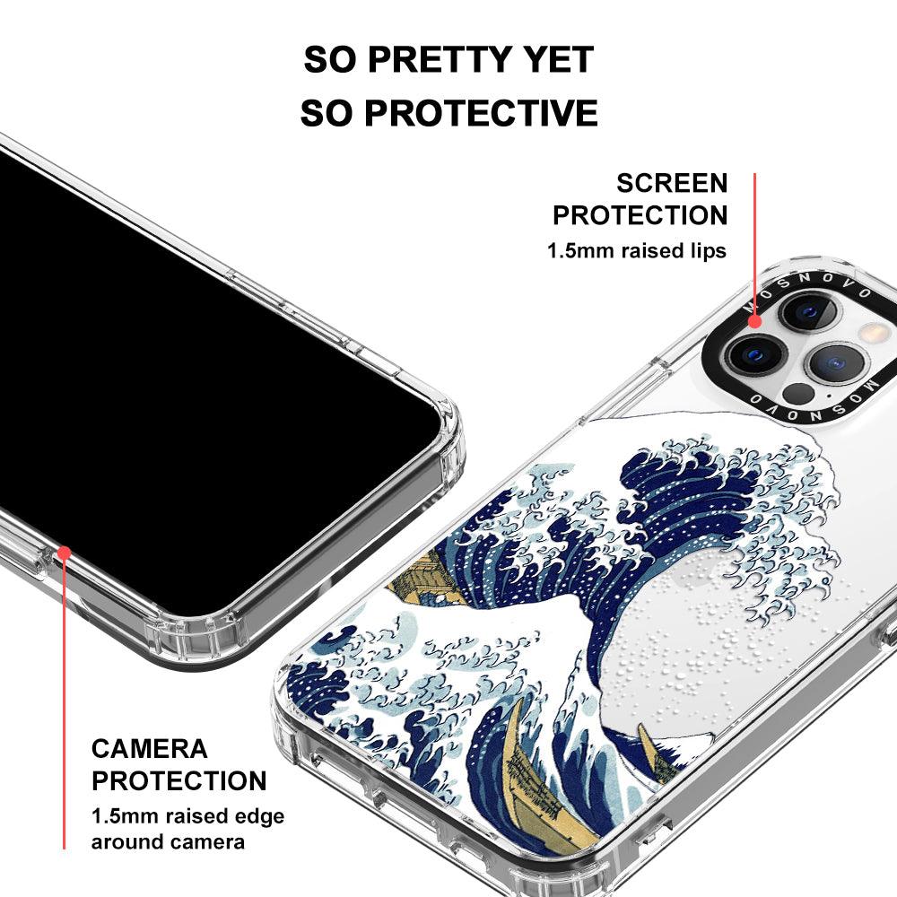 Great Wave Phone Case - iPhone 12 Pro Max Case - MOSNOVO