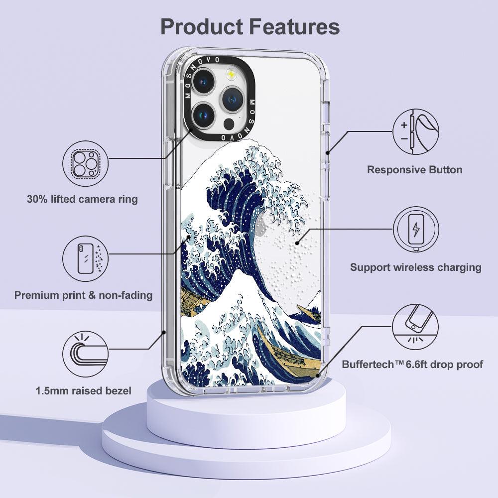 Great Wave Phone Case - iPhone 12 Pro Max Case - MOSNOVO