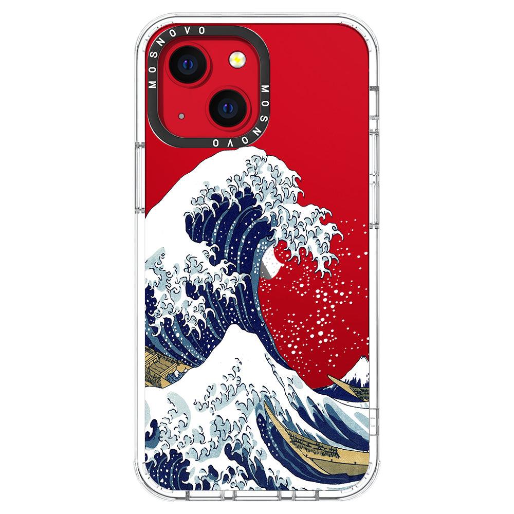 Great Wave Phone Case - iPhone 13 Mini Case - MOSNOVO
