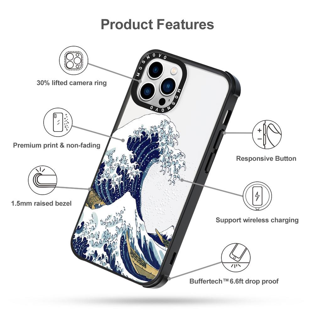 Great Wave Phone Case - iPhone 13 Pro Max Case - MOSNOVO