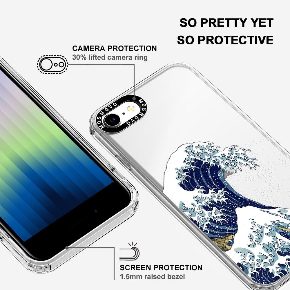 Great Wave Phone Case - iPhone SE 2020 Case - MOSNOVO