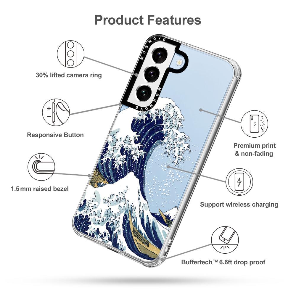 Great Wave Phone Case - Samsung Galaxy S22 Plus Case - MOSNOVO