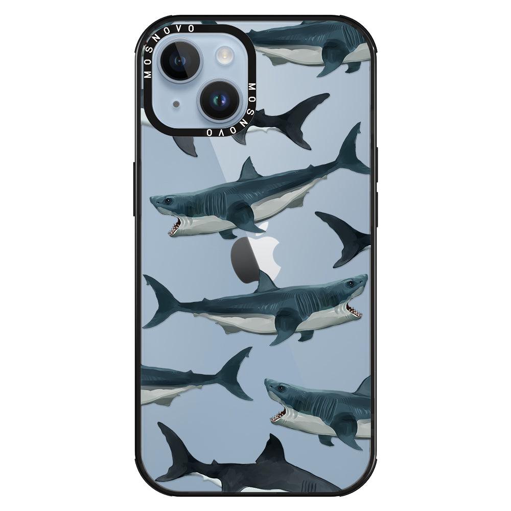 White Shark Phone Case - iPhone 14 Case - MOSNOVO
