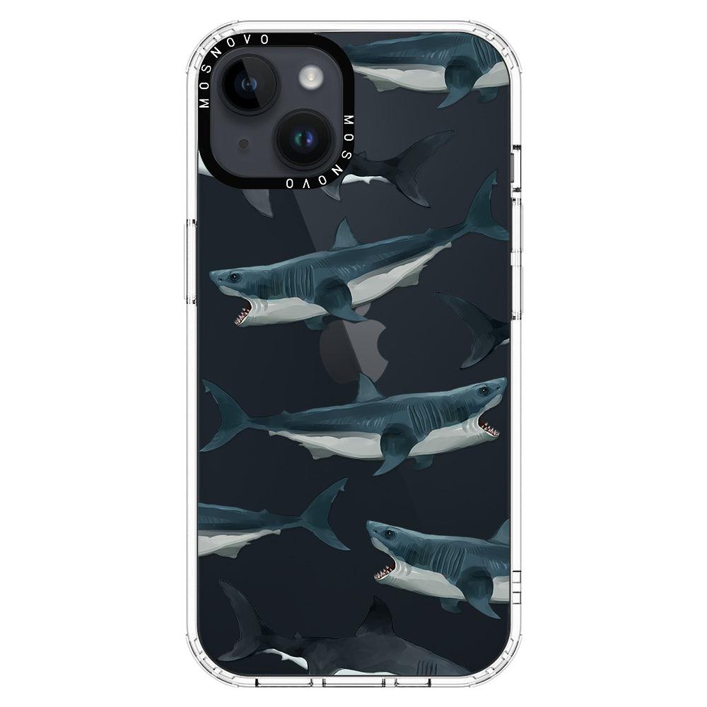 White Shark Phone Case - iPhone 14 Case - MOSNOVO