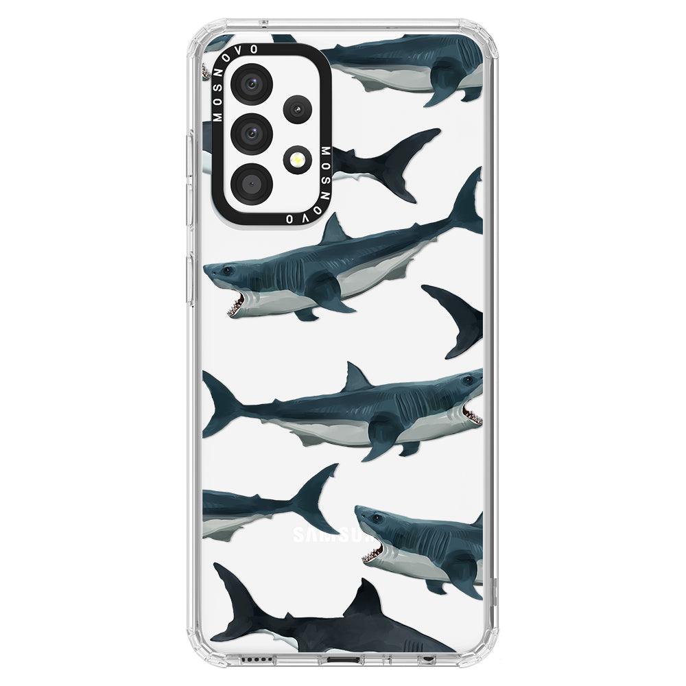 Great White Shark Phone Case - Samsung Galaxy A52 & A52s Case - MOSNOVO