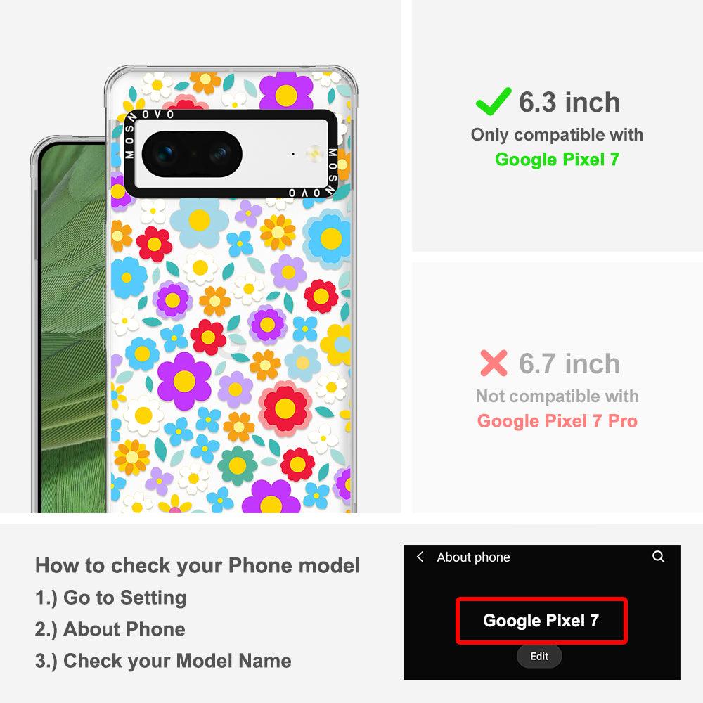 Groovy Floral Phone Case - Google Pixel 7 Case - MOSNOVO