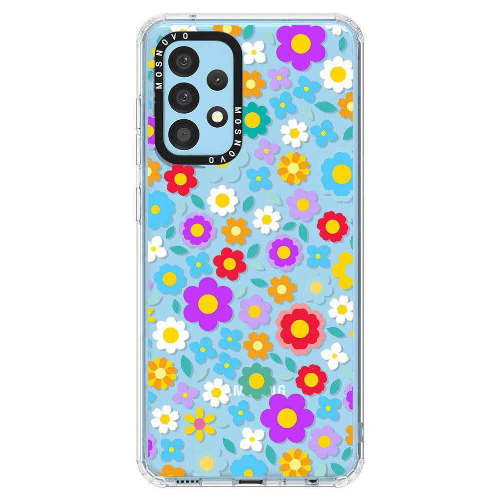 Groovy Floral Phone Case - Samsung Galaxy A52 & A52s Case - MOSNOVO