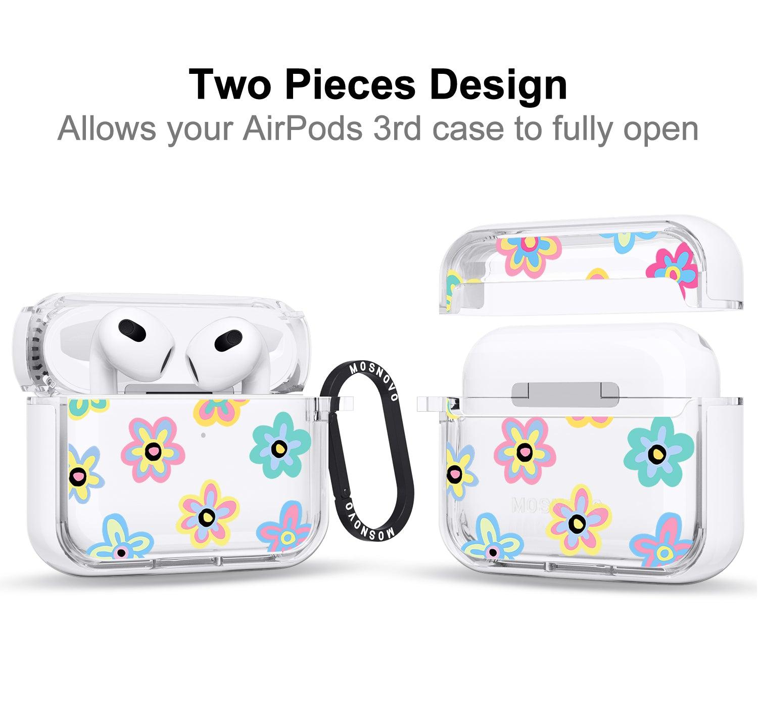 Groovy Flower AirPods 3 Case (3rd Generation) - MOSNOVO