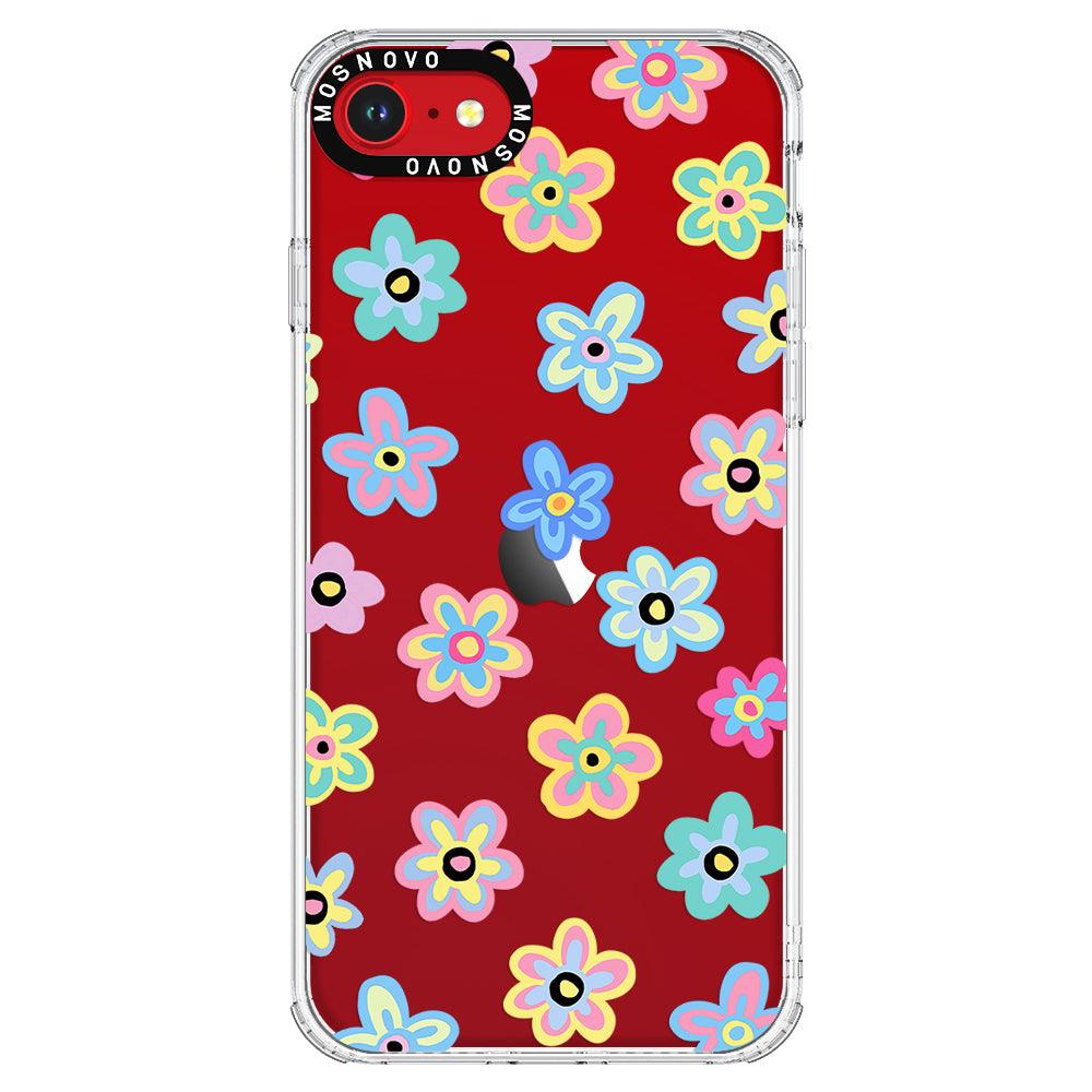 Groovy Flower Phone Case - iPhone SE 2022 Case - MOSNOVO